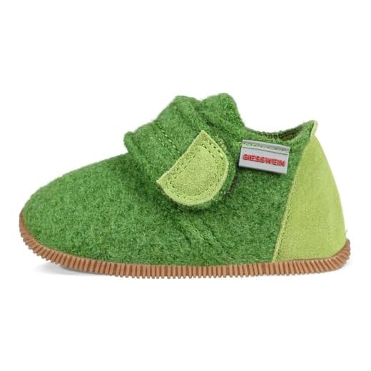 Giesswein Oberstaufen, Hausschuhe Unisex Baby, Grün, 29 EU
