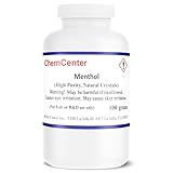Menthol, Natural Crystals, High Purity, 100 Grams