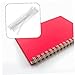 DOITOOL 10pcs Metal Spiral Coils for Loose Leaf Notebooks and Albums Smooth Binding for Students and Teachers for Office and School Use Lightweight and Portable