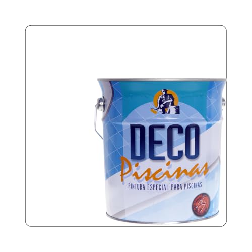 Pintura BLANCA al disolvente para piscinas. 4 LITROS