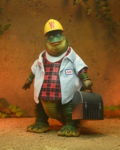 Figura Earl Sinclair de NECA de la serie Dinosaurios coleccionable articulada de 18 cm 4