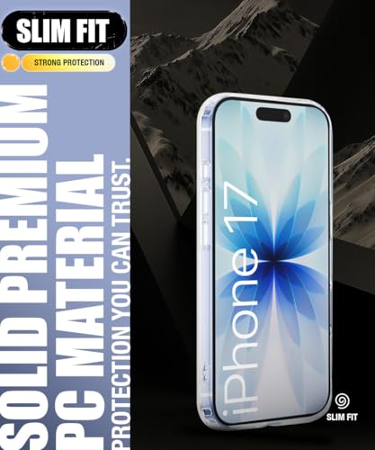 Image of WOW IMAGINE Ultra-Hybrid Back Case Cover for iPhone 17 2025 | Compatible with MagSafe | Drop and Camera Protection | Shock Proof Crystal Clear Mobile Back Case (PC+TPU, Transparent)