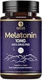 Melatonin 10mg Fast Dissolve Supplements, Sleep Support Supplement for Adults - Extra Strength 10 mg Melatonin Tablet for Restful Sleep Support, Strawberry Flavor, Sugar-Free Non-GMO - 120 Day Supply
