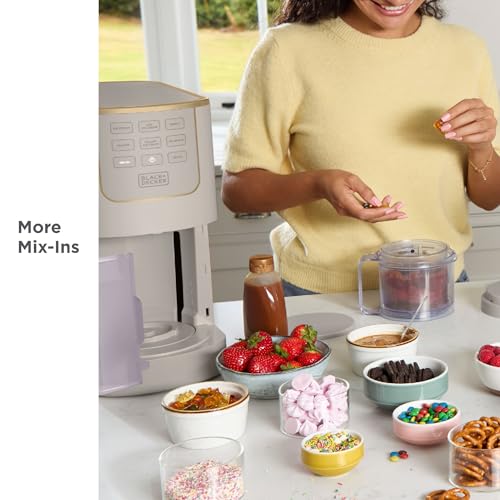 Image of BLACK+DECKER Perfect Pint Ice Cream Maker Accessories - 2-Pack 1-Pint Replacement Jars, Extra Containers for Ice Cream, Gelato, Sorbet & Frozen Yogurt