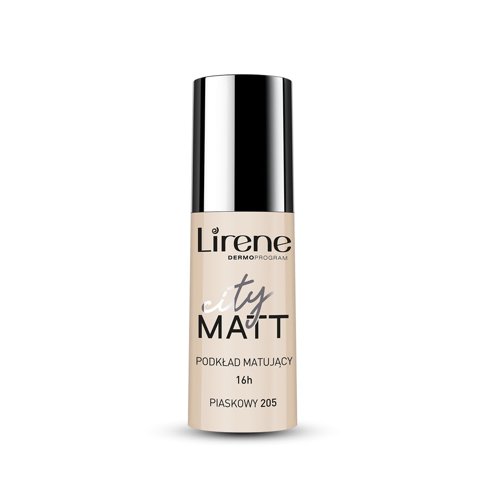 Lirene City Matt Fluid 205 Sand Foundation 30 ml