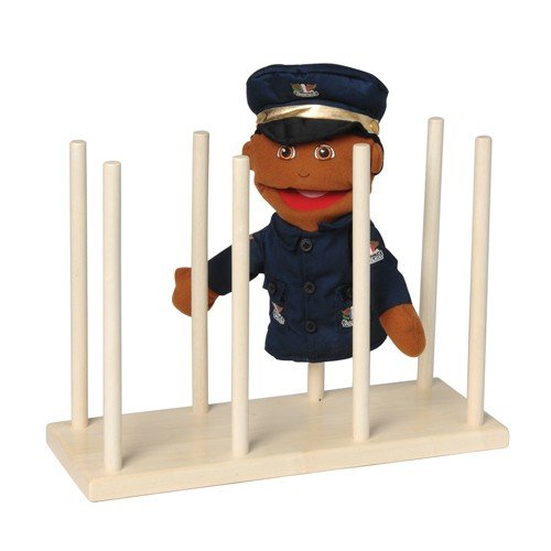 Constructive Playthings Puppet Stand, Display Holds 8 Hand
