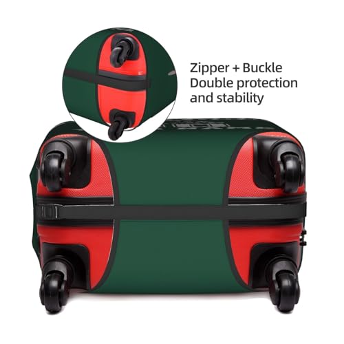 Image of Custom New York J Luggage Cover Personalized Football Style Suitcase Cover with Name Number Customized Washable Elastic Sports Travel Suitcase Protector for Business Vacation Gifts