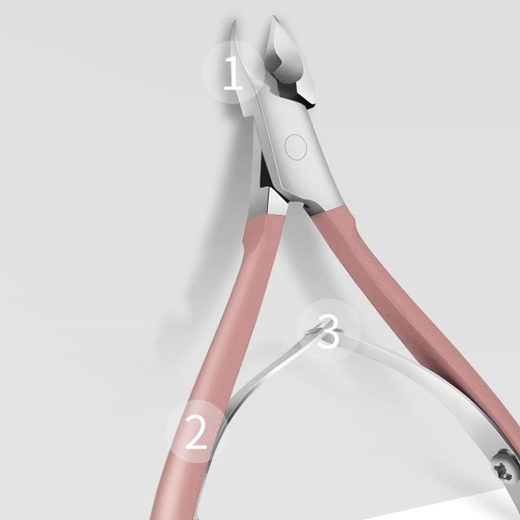 Rose Gold Nail Scissors, Household Pedicure, Toenails, Dead Skin Nails, Portable Diagonal Pliers
