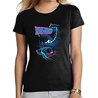 the Fan Tee Camiseta de Mujer Peliculas Retro 80 Futuro Marty