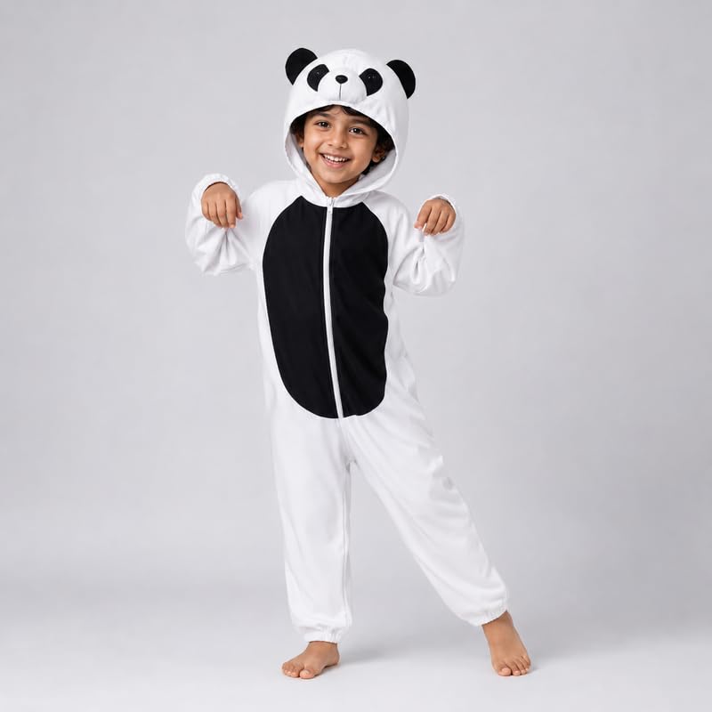 Image of Animal Costume for Kids | Plush Fancy Dress Costume for Boys & Girls |School Fancy Dress, Annual Day, Jungle Theme, Role Play, Halloween & Birthday Party
