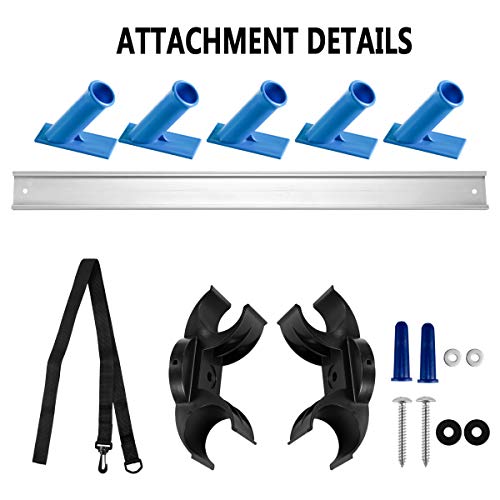 OCEANPAX Pool Accessory Organizer Swimming Pool Holder Rack Caddy Hanger for Pool Spa Cleaning Attachment Accessories - Thumbnail 2