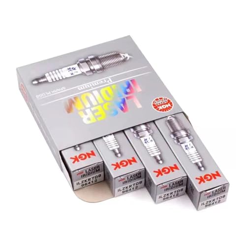 Spark Plug 4PCS NGK Spark Plugs ILZKR7D8 96412 Fit For