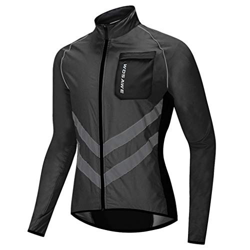 PROTAURI Fahrradjacke für Herren Damen - wasserdichte Ultraleichte Sportbekleidung mit Reflektierendem für Radfahren, Laufen, Wandern, Bergsteigen Cover