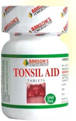 Tableta de ayuda para amígdalas de Bak