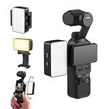 SMALLRIG Bi-Color LED-Videoleuchte für DJI Osmo Pocket 4/3, Mini-Videoleuchte 650mAh Akku, CCT-Modus 2700K-6500K, 360°-Einstellungen, für Selfie-Vlog-Aufnahmen, Content-Ersteller Fotografen - 5733