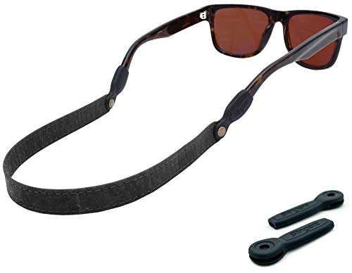 Image of SLINGERZ Wide Cork Sunglass Strap - Comfortable Eyewear Retainer for Outdoor Use
