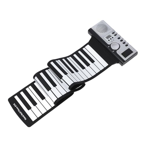 Clavier Électronique Silicone 61 Touches Enroulable avec Haut-parleur Intégré