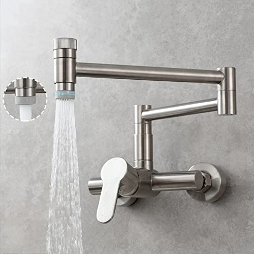 Grifo de cocina 2 tipos de modos de agua plegable para solucionar espacio 3