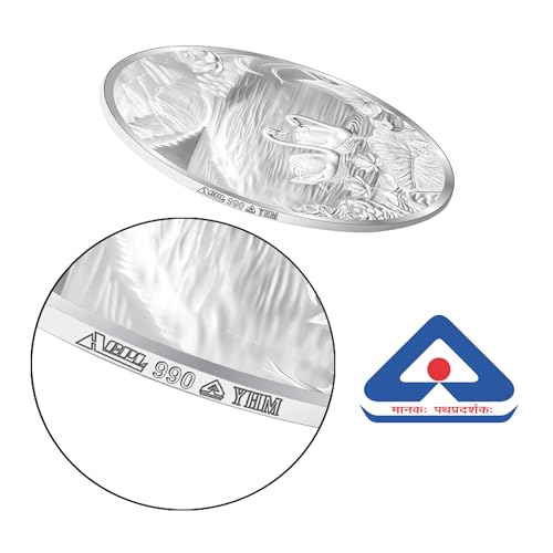 Image of Precious Moments Swan 20 Gram Silver Coin with Gift Box | BIS Hallmarked 999 Pure Silver | Perfect for Gifting & Festive Occasions by ACPL