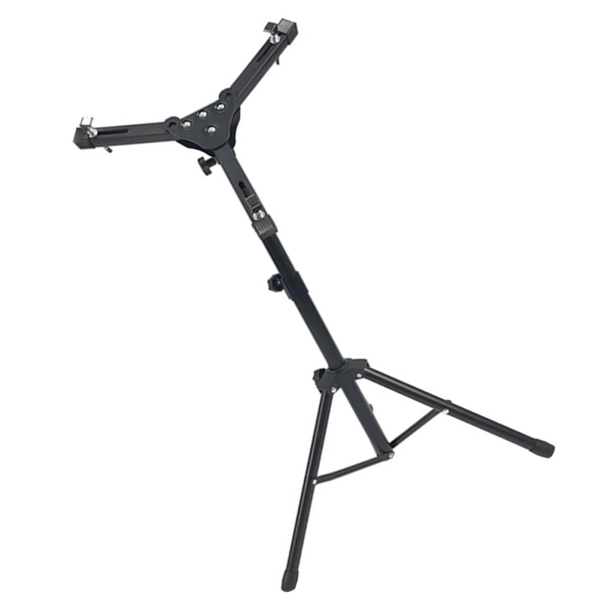 1stück Verstellbarer Dumb Drum Ständer Abs Höhenverstellbarer Übungsinstrumentenständer für Anfänger und Profis Robuster Tragbarer Halter für Practice Pad Schwarzer Übungspad rack