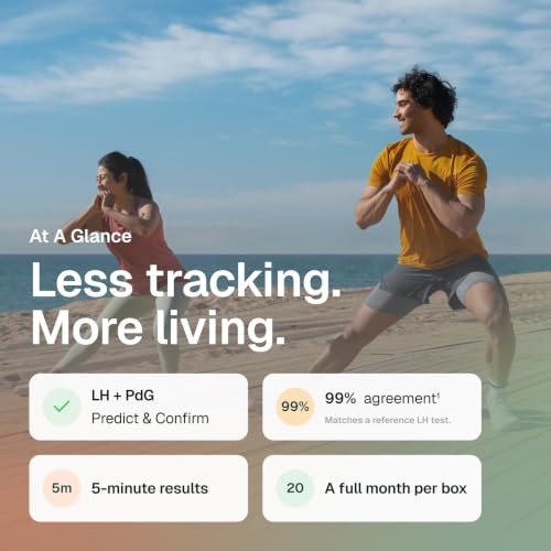 Image of Ovulation Test Refill Strips for LH&PdG Monitoring, 20 Test Strips | Fertility Monitor & Hormone Tracker for Women, 5-Min Results, Predict & Confirm Ovulation at Home, Monitor Not Included