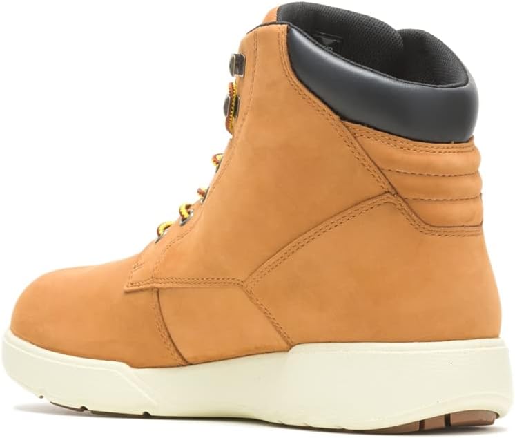 Wolverine Men's Kickstart Waterproof 6 Inch Construction Boot, Wheat, 10.5
