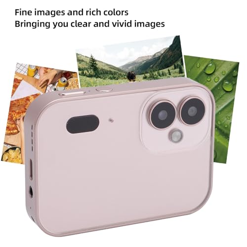 Cámara digital EBTOOLS 64MP 4K compacta portátil rosa miniatura 4