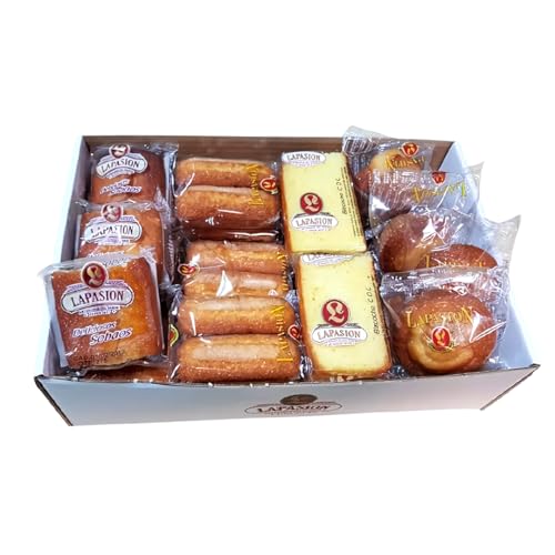 LAPASION Assorted Box for Breakfast | Traditional Sobaos | Egg Chips | COC Cake | Round Cupcakes | Ideal for Snacks and Breakfasts