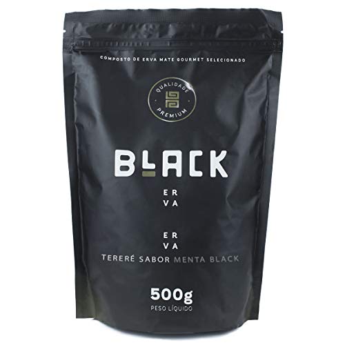 ERVA MATE PARA TERERÉ 500G BLACK ERVA (Menta Black)