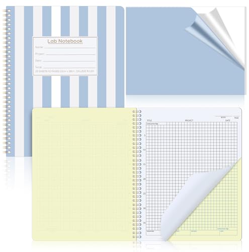 Cahier de laboratoire autocopiant 53 pages pour ne plus perdre vos notes