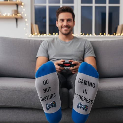 Zmart Funny Gifts for Teens - Mahjong Rock Guitar Theater Game Dive Hiking Camping Socks
