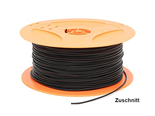 Leitung H05V-K, schwarz, 0,75qmm, Ring, Länge 250 Meter