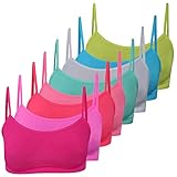 Top sin aros ni corchetes PiriModa, Sujetador para Niña Multicolor, 12-14 años