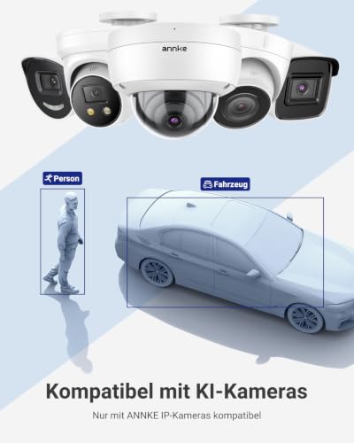 ANNKE 12MP 8-Kanal PoE-NVR für IP-Kameras, ohne Festplatte – Ansicht 6