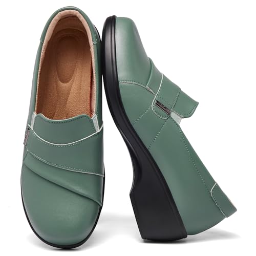 Image of UZB Loafers for Women Dress Shoes Low Heel Slip On Shoes Casual Work Office Dressy Shoes