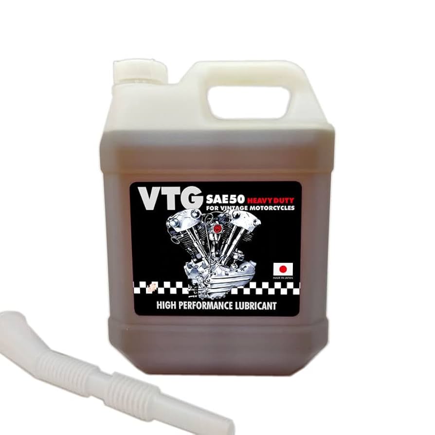 Amazon | VTG 4L ハーレー用 エンジンオイル SAE50 シングル