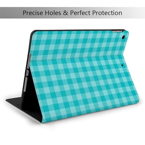 Accessoire iPad 10.2 étui écossais vert compatible iPad 9 8 7 génération - 2