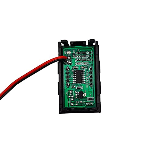Image of 0.56 Inch Two-Wire Digital Voltage Display 3 Bits DC 4.5-30V LED Voltmeter Waterproof Display Voltage Tester Meter with Plastic Shell (Blue, 8 Pack)