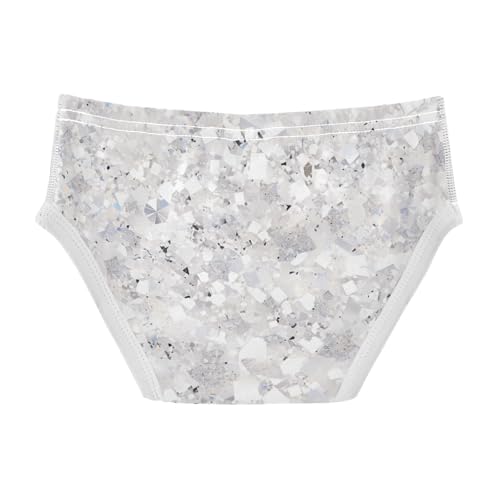 KLL Silver Glitter Pattern Shiny Sparkles Toddler Boys Pure Cotton Athletic Underwear Cute Children Panties2