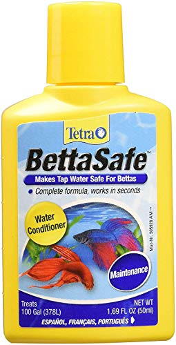 Tetra BettaSafe, aquarium Water Conditioner For Bettas, 1.69-Ounce, 50-Ml, Golds & Yellows, Model:16837