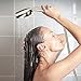 HOPOPRO 6 Functions Handheld Shower Head Set, High Flow Bathroom Shower Head With Handheld Replacement Tool-free 1-Min Installation with 59 Inch Hose Holder Teflon Tape