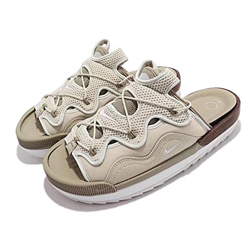 Nike Mens Offline 2.0 Mule Sandal (8.5, Rattan/White-Khaki
