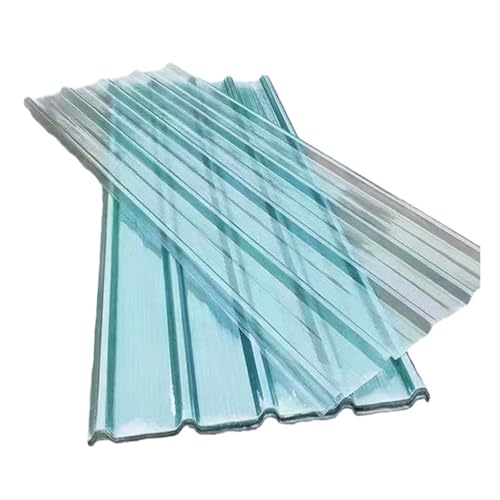 ZXCASDF Planchas Transparentes Tejados,Hojas de Techo Corrugado,Placa Ondulada FRP for Exteriores,Paneles for Tejado a Prueba de Lluvia,Lámina Techo de Construcción(10pcs,0.9 * 0.7m/35 * 28in)