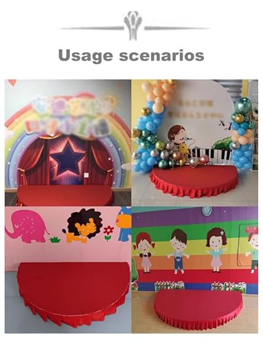 Plataforma elevadora semicircular ideal para bodas y eventos 3