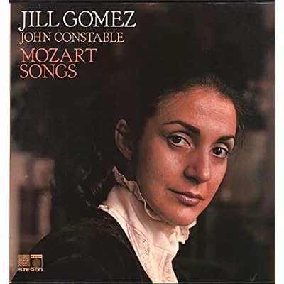 5441 JILL GOMEZ / JOHN CONSTABLE Mozart Songs LP 1977