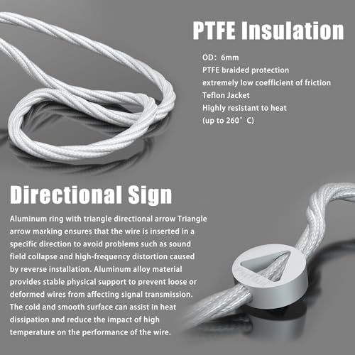 Cable de altavoz de 4 conductores Preffair X463 OCC plateado de 1,5m para DAC y AMP 4