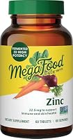 MegaFood Zinc, Vegan Immune Support High Potency Fermented Zinc Tablets