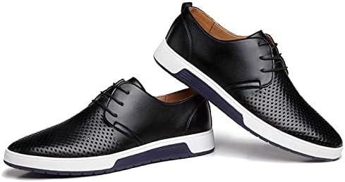 XIPAI Men's Casual Oxford Shoes Breathable Stylish Comfortable Sneakers Black US 12 | Image 3