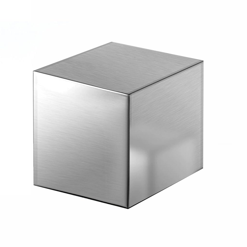 Solidna kostka ze stali nierdzewnej 304 - Polerowana podstawa przycisku do papieru (20 mm do 55 mm) - Odporny blok kwadratowy(35x35x35mm)