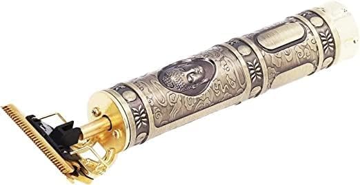 Image of Premium Electric Shaver for Men and Women - Brushless Silent Motor, Portable, Waterproof, Mini Travel Trimmer With Face Shaving Razor (Gold)